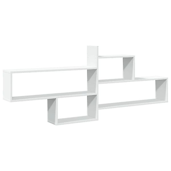 vidaXL Regal Wandregal Weiß 167,5x18x68 cm günstig online kaufen
