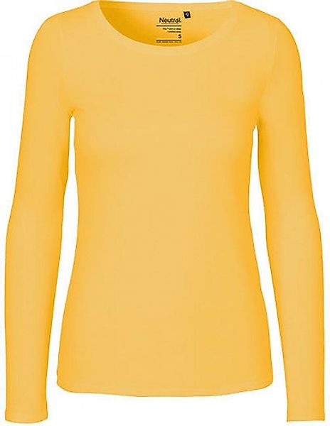 Neutral Langarmshirt Damen Long Sleeve T-Shirt günstig online kaufen