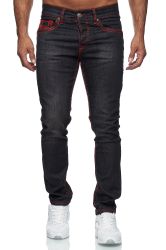Baxboy Regular-fit-Jeans Herren Jeans Dicke Neon-Naht günstig online kaufen