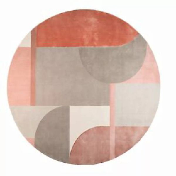 Teppich 'Design' grau/rosa D 240 günstig online kaufen