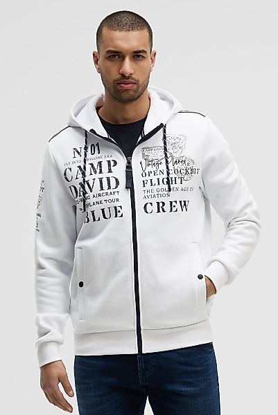 CAMP DAVID Kapuzensweatjacke, Eingrifftaschen mit Druckknopfverschluss günstig online kaufen