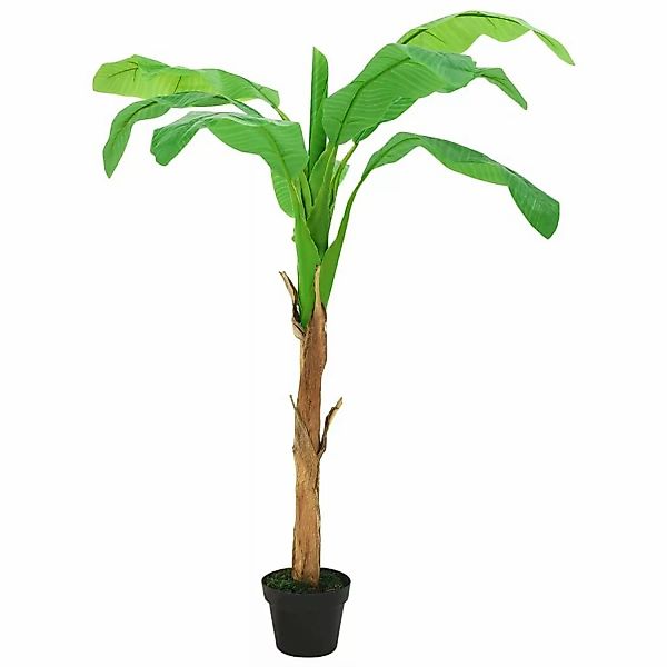 furnicato Künstlicher Bananenbaum mit Topf 180 cm Grün günstig online kaufen