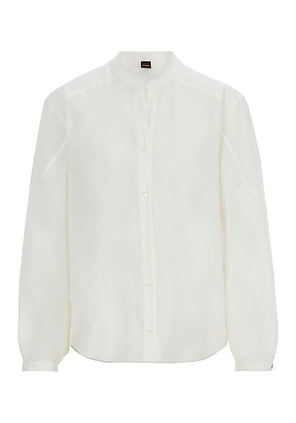 BOSS ORANGE Klassische Bluse Berday Premium Damenmode mit Ballonärmeln günstig online kaufen