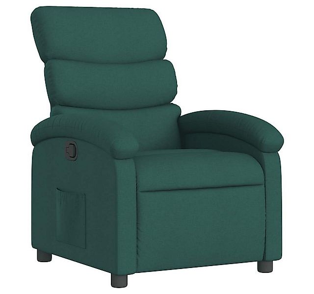 vidaXL Sessel Relaxsessel Dunkelgrün Stoff (1-St) günstig online kaufen