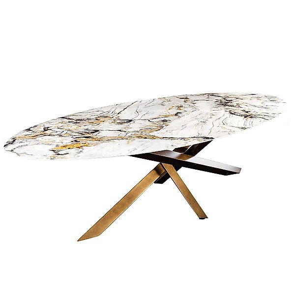 riess-ambiente Esstisch SCULPTURE 280x110cm weiß, grau günstig online kaufen