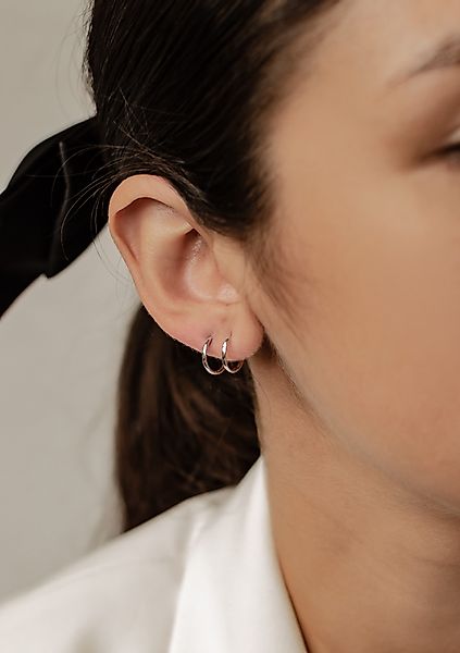 Dear Me Paar Creolen Gold 585 günstig online kaufen