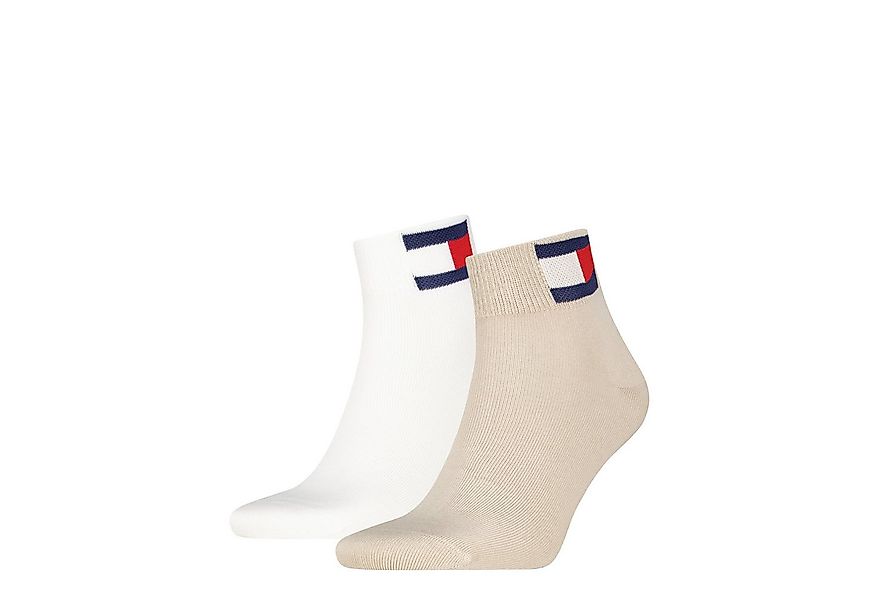 Tommy Hilfiger Kurzsocken TH UNI TJ QUARTER 2P FLAG (2 Paar) Verstärkte Fer günstig online kaufen