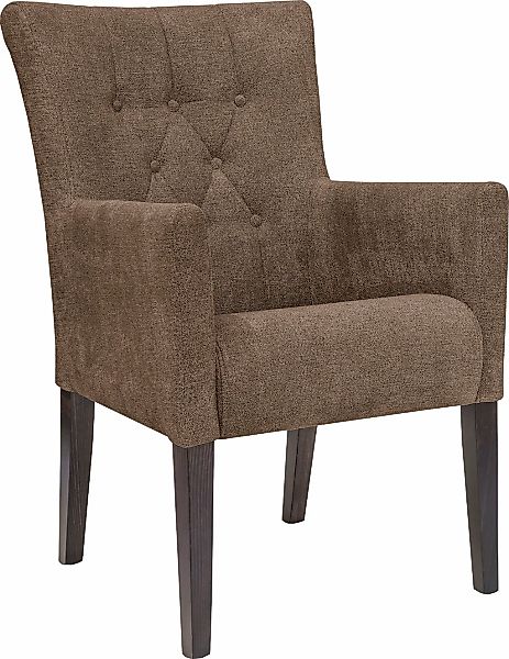 Home affaire Esszimmerstuhl "King" () Esszimmerstuhl mit Knopfheftung günstig online kaufen