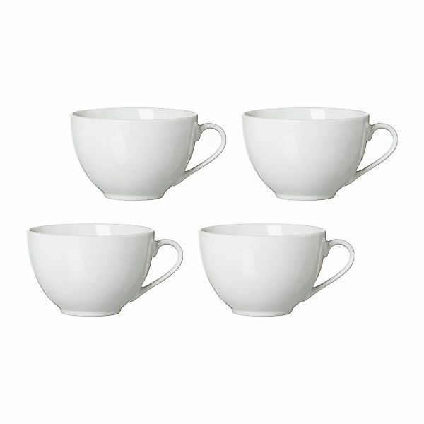 Ritzenhoff & Breker Tasse "Cappuccinotassen Bianco 300 ml 4er Set weiß" günstig online kaufen