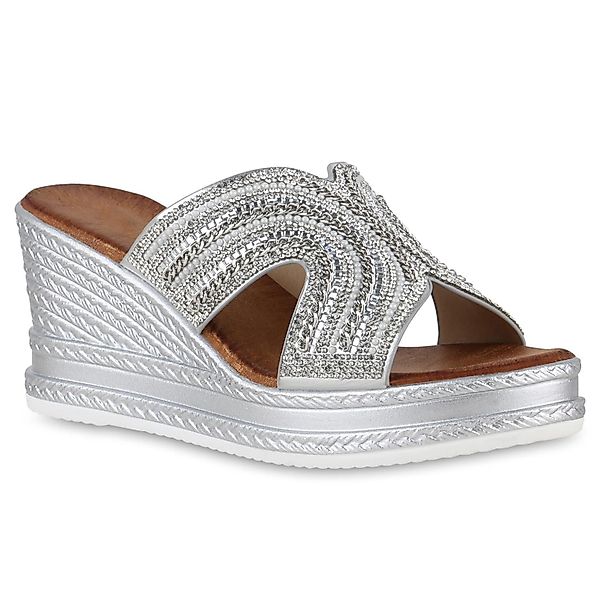 VAN HILL 840997 Sandalette Damen Pantoletten günstig online kaufen