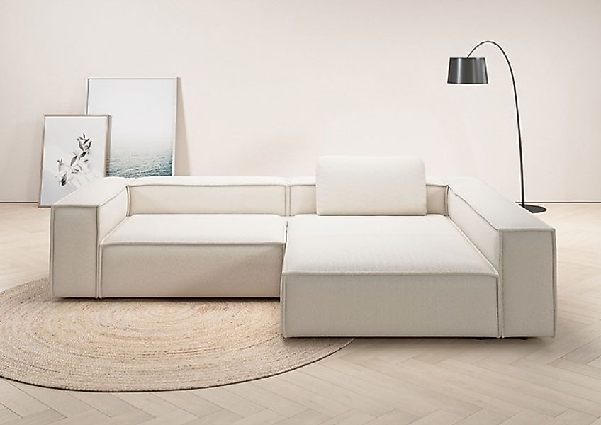 Home affaire Ecksofa »Watertown, moderne XXL L-Form, 306 cm breit« Komforta günstig online kaufen