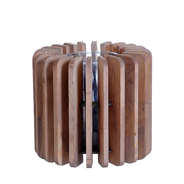 Small-Preis Windlicht aus Holz in extravaganter günstig online kaufen