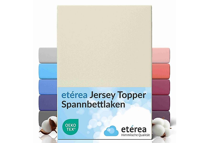 etérea Himmlische Qualität Spannbettlaken etérea Comfort Jersey Topper Span günstig online kaufen