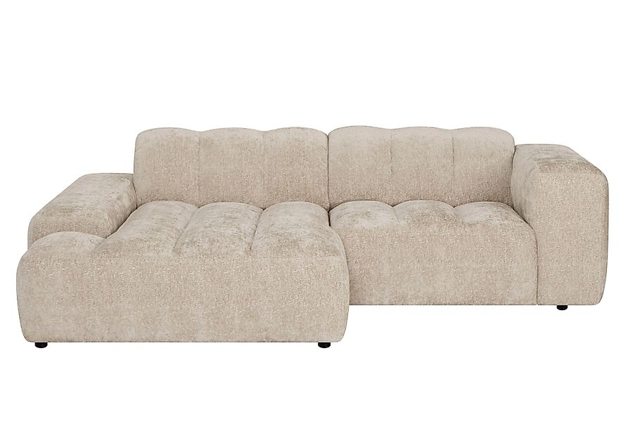 NADUVI Collection | Ecksofa Sandro links 2,5-Sitzer großes Chenille günstig online kaufen