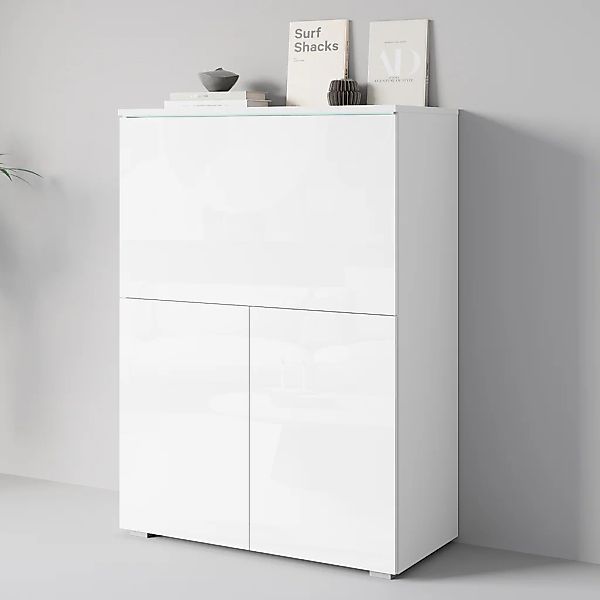 Home affaire PC-Schrank "Vera, Sekretär, Home-Office-Schreibtisch mit LED-B günstig online kaufen
