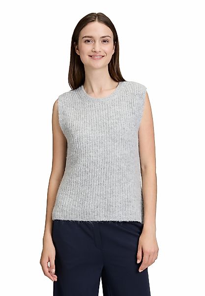 Betty&Co Stricktop "Betty & Co Damen Strickpullover ohne Arm" günstig online kaufen
