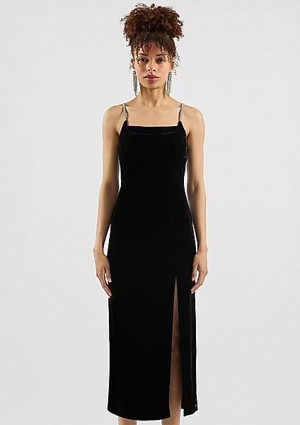 QS Midikleid Kleid Samtkleid günstig online kaufen