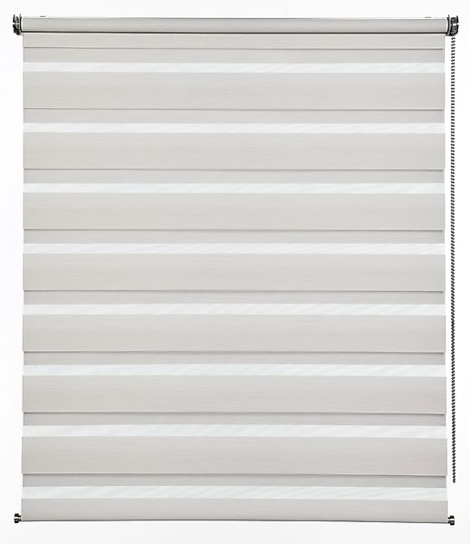 GARDINIA Doppelrollo »de luxe« halbtransparent Sichtschutz mit Bohren/ohne günstig online kaufen