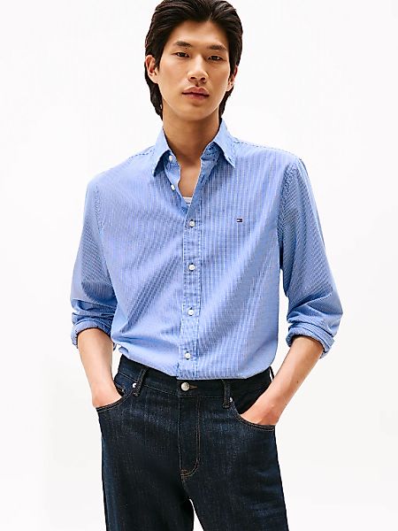 Tommy Hilfiger Langarmhemd "FLEX POPLIN MICRO GINGHAM", mit Vichy Karo, But günstig online kaufen