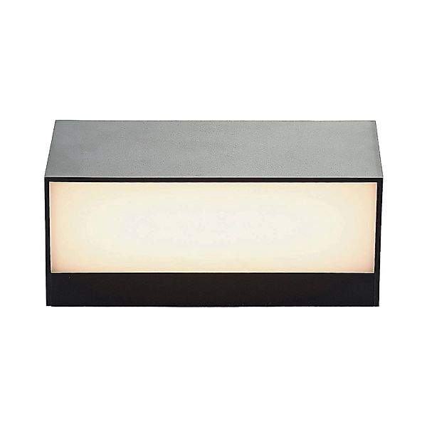 Lindby LED Wandleuchte Außen Nienke 9949002 Modern in Schwarz 1-flammig günstig online kaufen