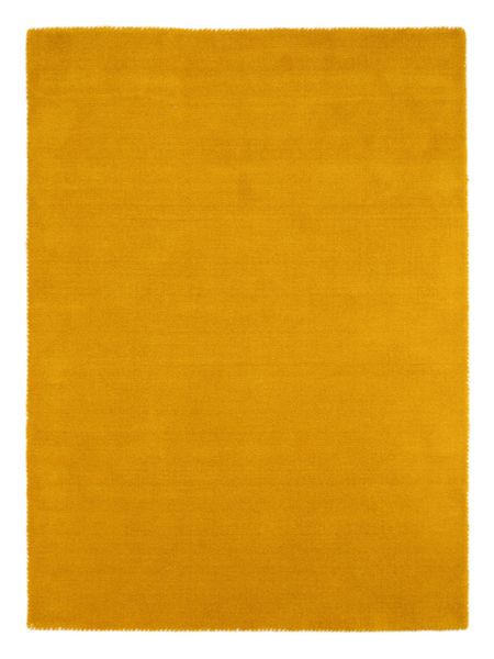 carpetfine Wollteppich "Gabbeh Lola Uni" rechteckig 14 mm Höhe mit natürlic günstig online kaufen