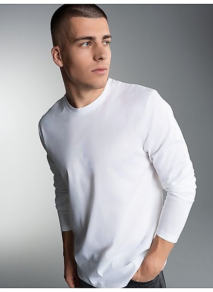 Trigema T-Shirt TRIGEMA Langarmshirt aus 100% günstig online kaufen