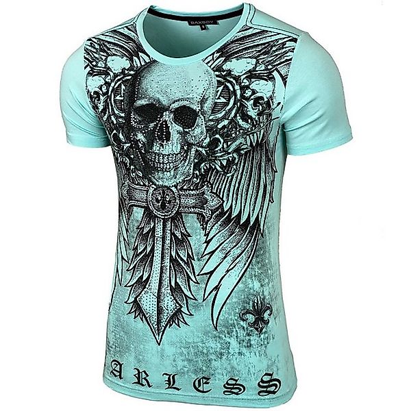 Baxboy T-Shirt Baxboy T-Shirt »BX2314« Rundhals bedruckt Print mit Strassst günstig online kaufen