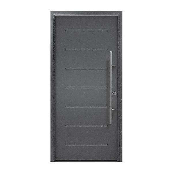 EcoStar Haustür Isopro Secur IPS 015 Anthrazitmetallic 110 cm x 210 cm DIN günstig online kaufen