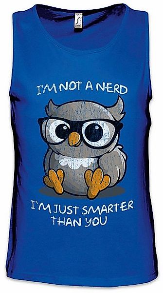 Urban Backwoods Tanktop I'm Not A Nerd Ärmelloses T-Shirt Geek Glasses Bril günstig online kaufen