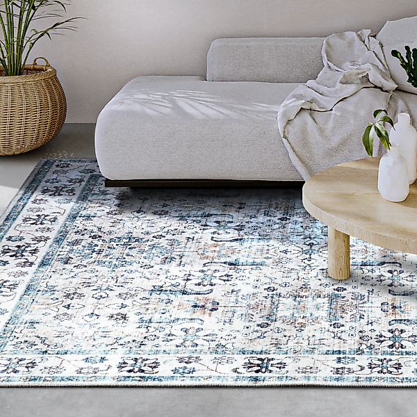 ELLE DECORATION Teppich "Saveh" rechteckig 5 mm Höhe Kurzflor, Anti Rutsch, günstig online kaufen