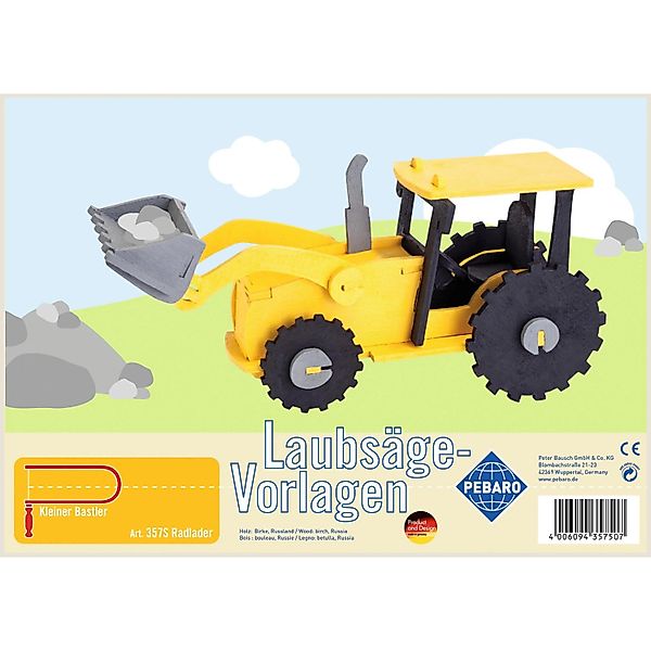 Pebaro Laubsägevorlage Radlader günstig online kaufen