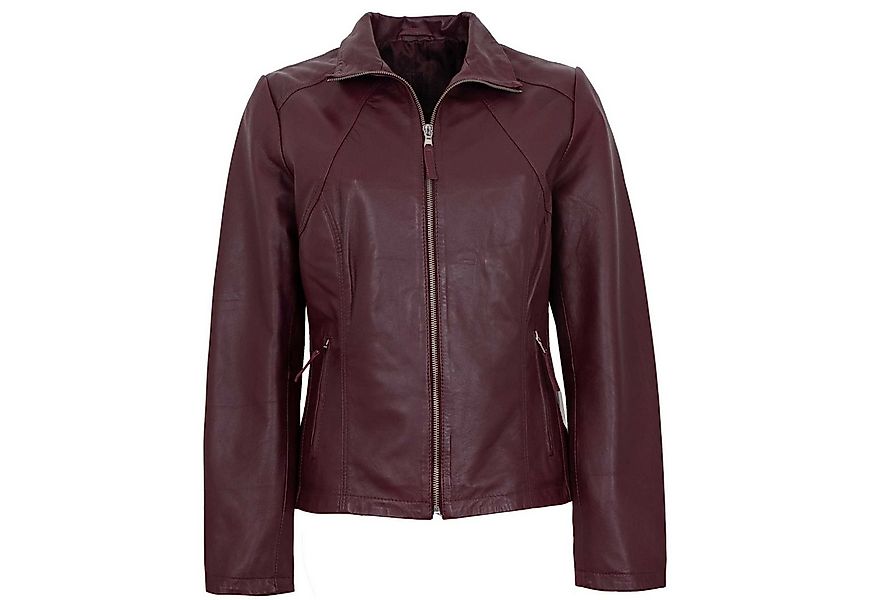 Maddox Lederjacke Diana MADDOX - Damen Lederjacke Lammnappa bordo günstig online kaufen