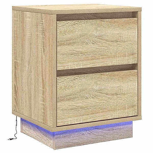 vidaXL Nachttisch mit Sonoma-Eiche 39 x 34,5 x 50 cm Holzwerkstoff 869614 günstig online kaufen