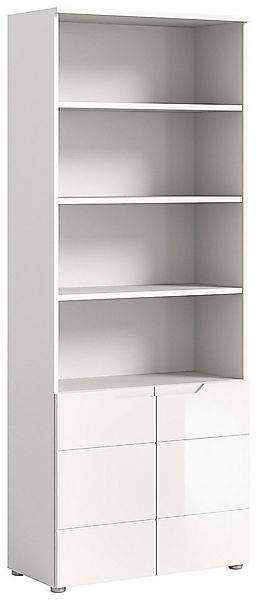 Home affaire Aktenschrank CAPRI, 2 Türen inkl. eingefasster Griffmulde, 5 E günstig online kaufen