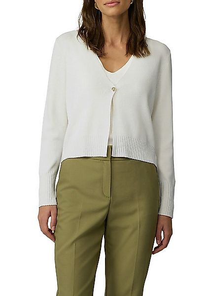 s.Oliver BLACK LABEL Strickjacke kurz, mit 1-Knopf-Verschluss günstig online kaufen