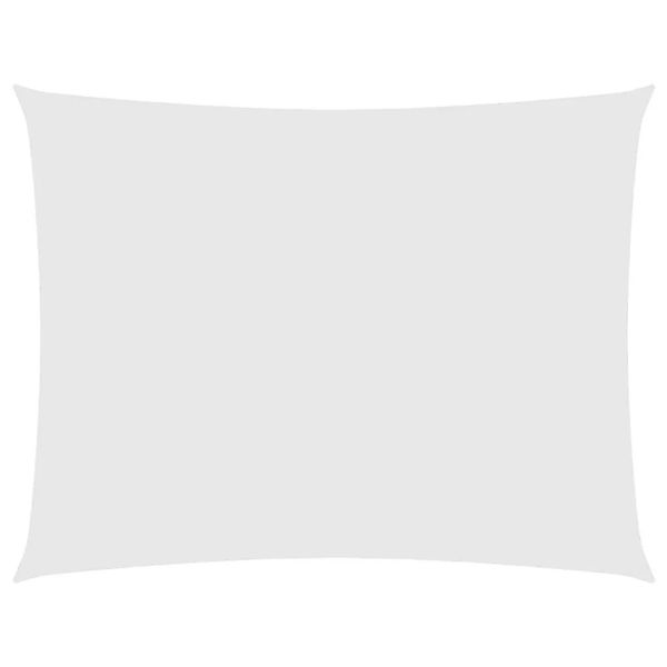 vidaXL Sonnensegel Oxford-Gewebe Rechteckig 5x7 m Weiß 135275 günstig online kaufen