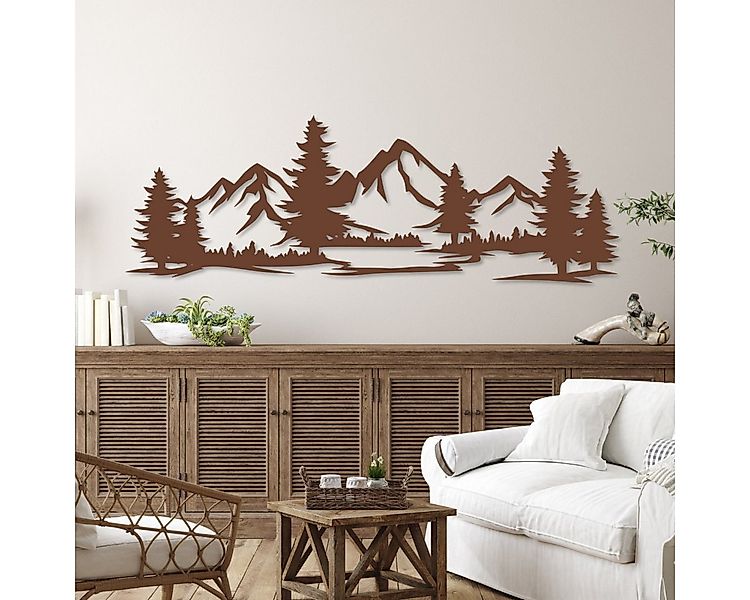 EYOKA Wanddekoobjekt 3D Wandbild aus Holz Wanddeko Moderne Holzkunst 6mm st günstig online kaufen