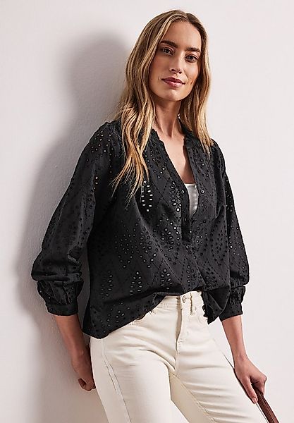 STREET ONE Langarmbluse aus reiner Baumwolle günstig online kaufen