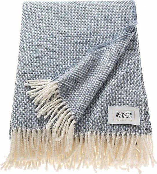 SCHÖNER WOHNEN-Kollektion Wohndecke "Zen" mit Fransen, Kuscheldecke günstig online kaufen