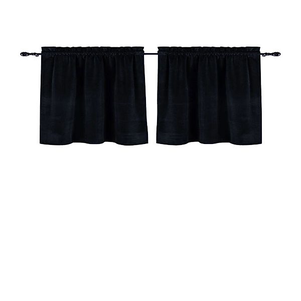 Rosnek Verdunkelungsvorhang Blickdichte Samt Kurz Fenster günstig online kaufen