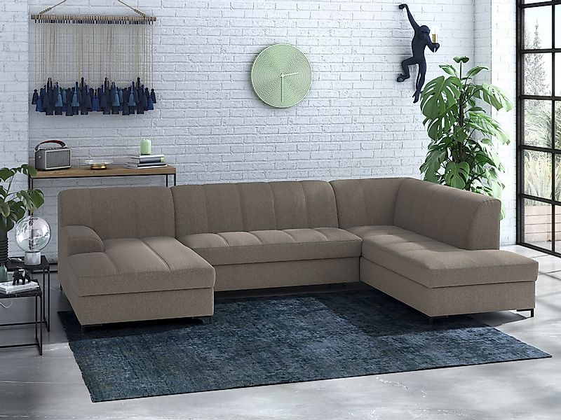 INOSIGN Wohnlandschaft »Balme, moderne Formensprache, zeitloses Design, U-F günstig online kaufen