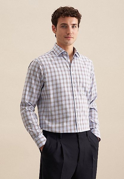seidensticker Businesshemd Regular Regular 1/1 Kentkragen Karo günstig online kaufen