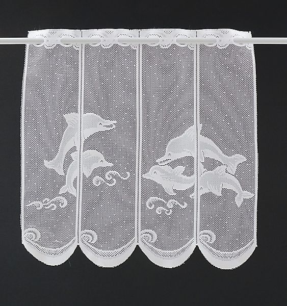 Gardinen Kranzusch Scheibengardine Delfin (1 St), günstig online kaufen