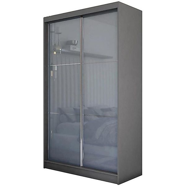 Beautysofa Schiebetürenschrank VIVA II mit Schubladen, Breite: 120cm, 200cm günstig online kaufen