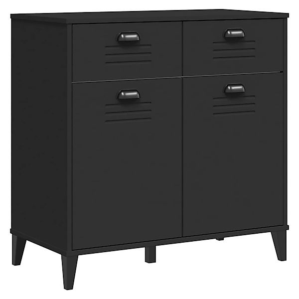 vidaXL Sideboard VIKEN Schwarz 80x40x80 cm Holzwerkstoff 374936 günstig online kaufen