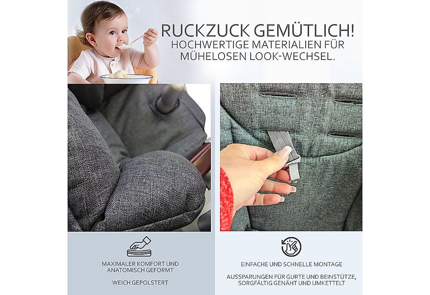 BambiniWelt by Rafael K. Hochstuhlauflage Ersatzbezug Sitzkissen kompatibel günstig online kaufen