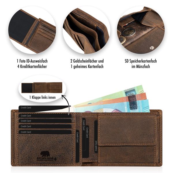 Brown Bear Geldbörse Modell 8005 D günstig online kaufen