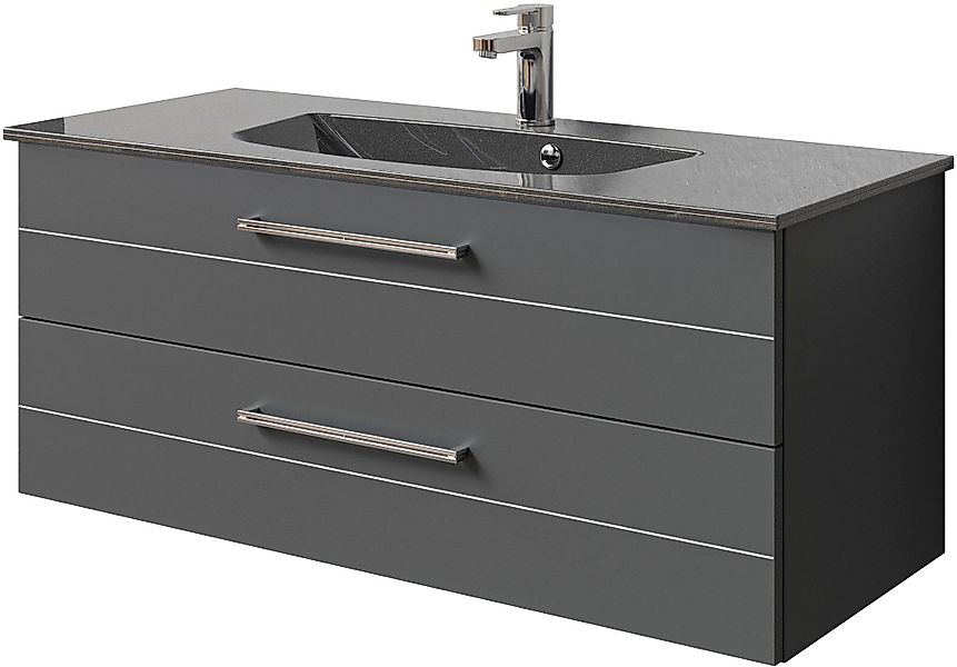 Saphir Waschtisch »Serie 6025 Mineralmarmor-Waschtisch mit Unterschrank, 11 günstig online kaufen