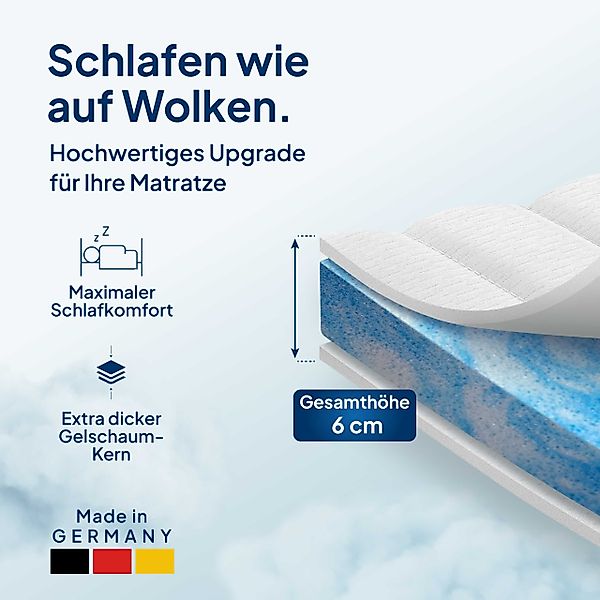 AM Qualitätsmatratzen, Topper für Boxspringbetten H2, günstig online kaufen