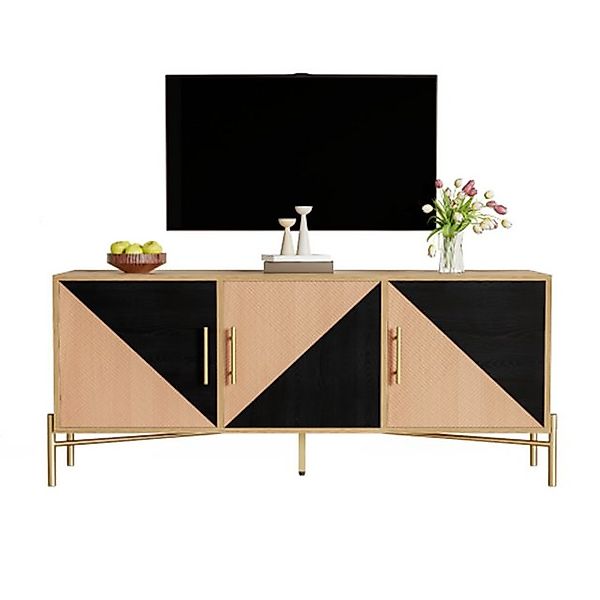 XDOVET TV-Schrank TV-Schrank,TV-Ständer Holzmaserung, TV-Boards Esszimmerti günstig online kaufen